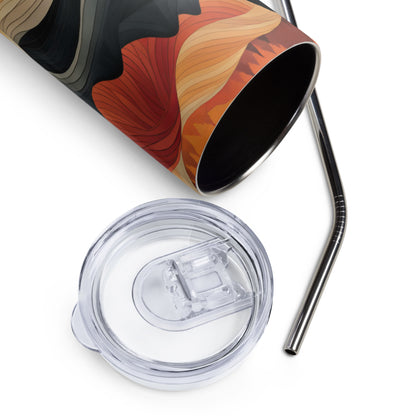 Serene Sunset - Stainless steel tumbler