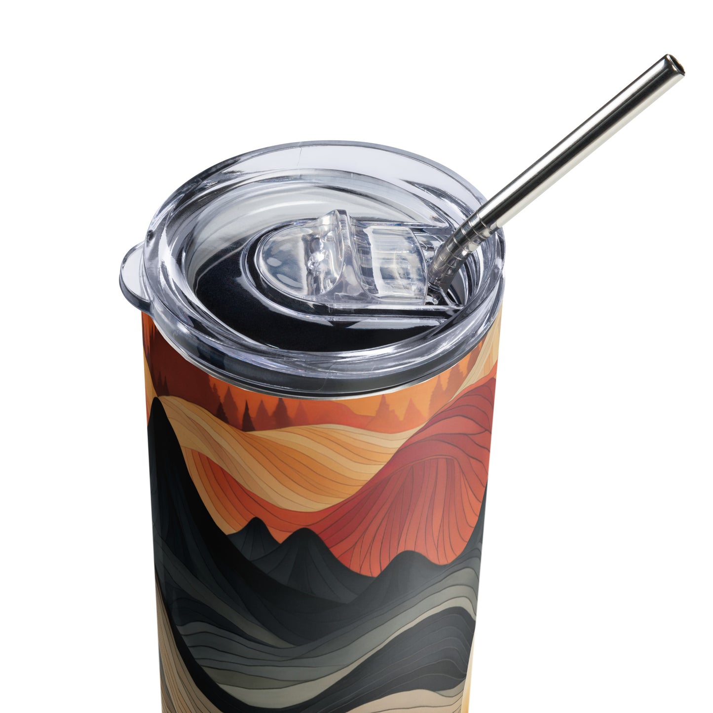 Serene Sunset - Stainless steel tumbler