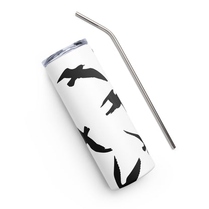 Black Birds - Stainless steel tumbler