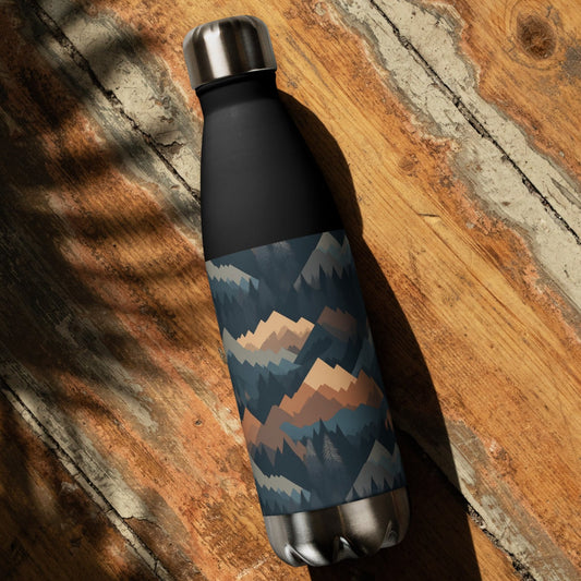 Mountain Blues - Stainless steel water bottle