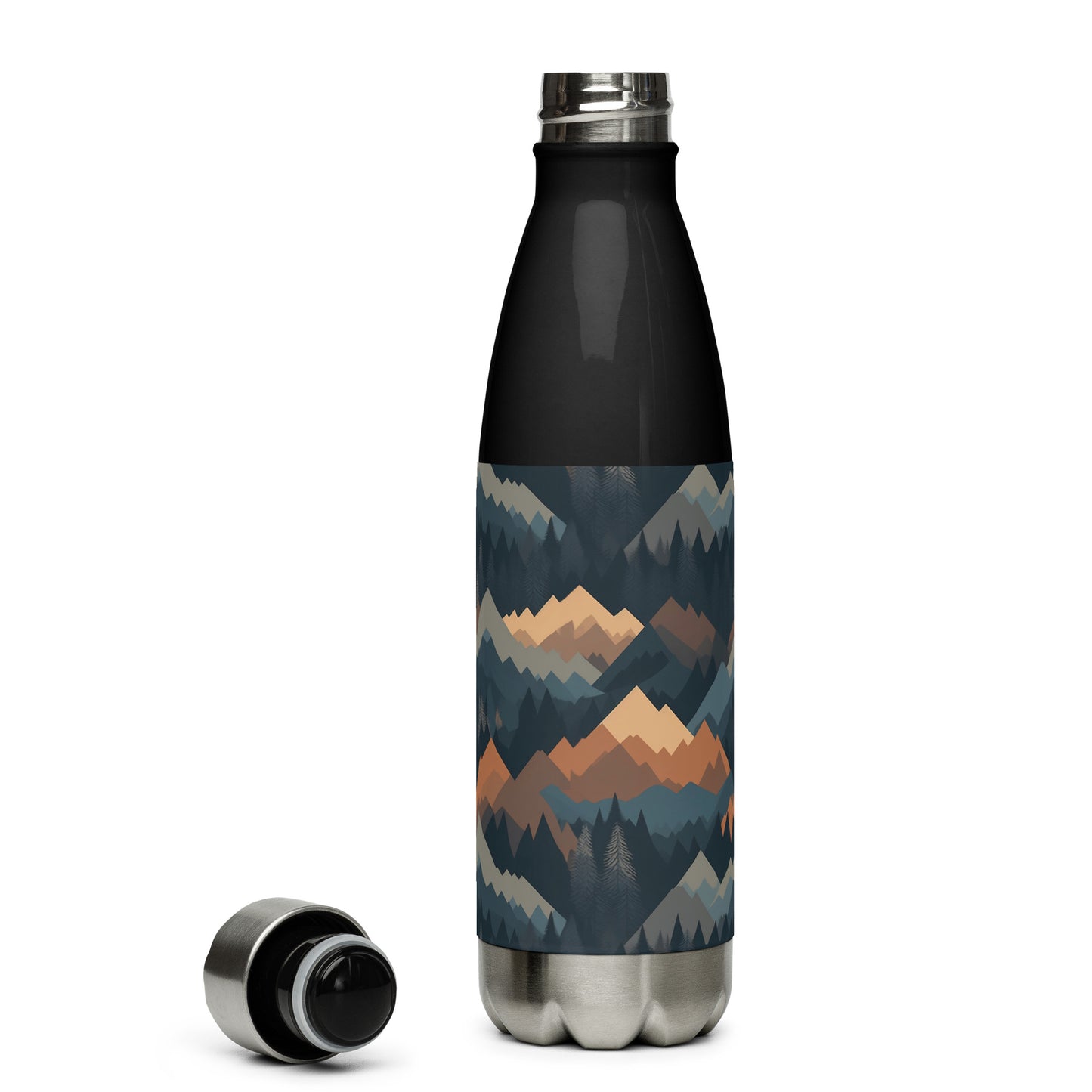 Mountain Blues - Stainless steel water bottle
