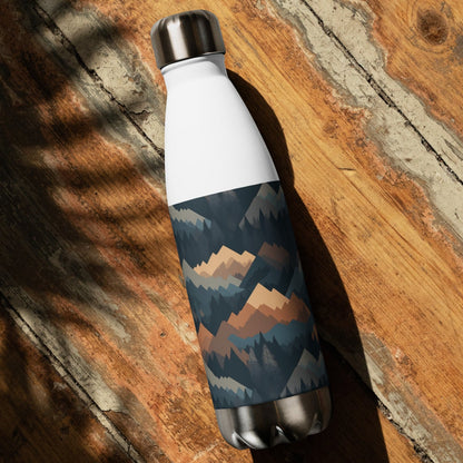 Mountain Blues - Stainless steel water bottle