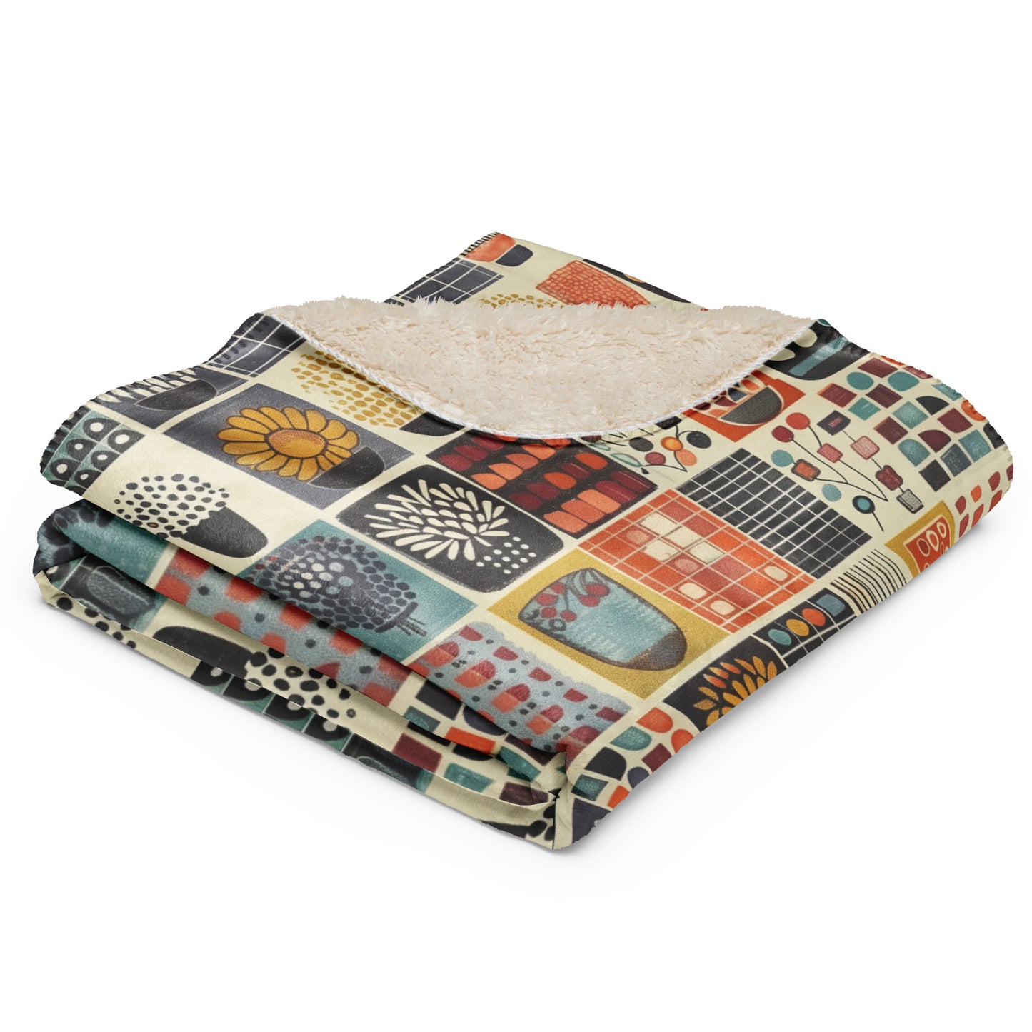 "Florence" Sherpa blanket