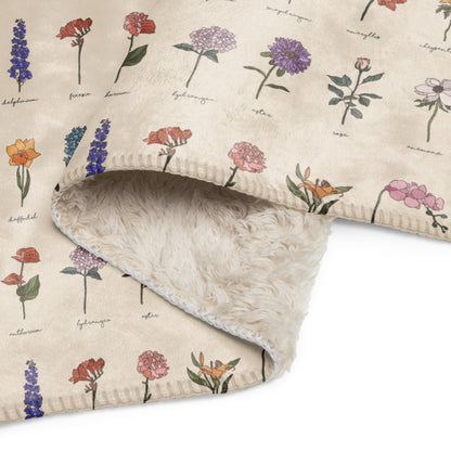 "Maisey" Sherpa blanket