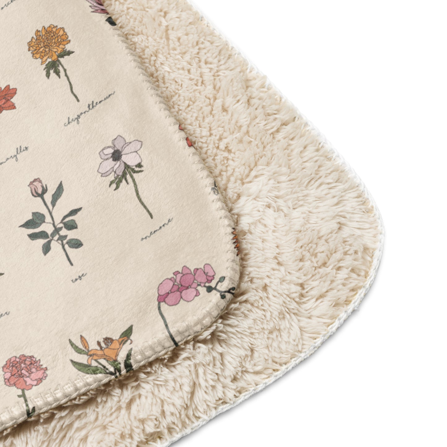"Maisey" Sherpa blanket