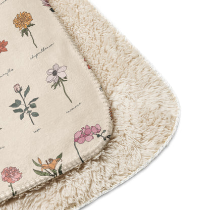 "Maisey" Sherpa blanket