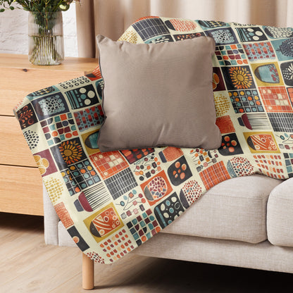 "Florence" Sherpa blanket