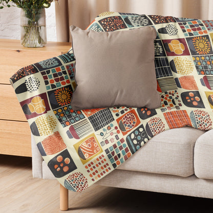 "Florence" Sherpa blanket