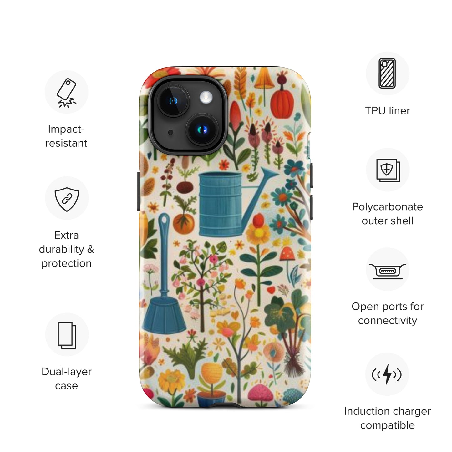 Gardener's Collage Tough Case for iPhone®