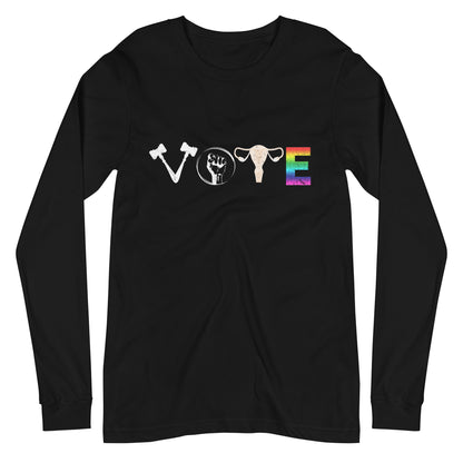 "Vote" Unisex Long Sleeve Tee