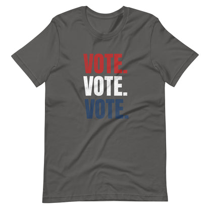 "Vote.Vote.Vote." Unisex t-shirt