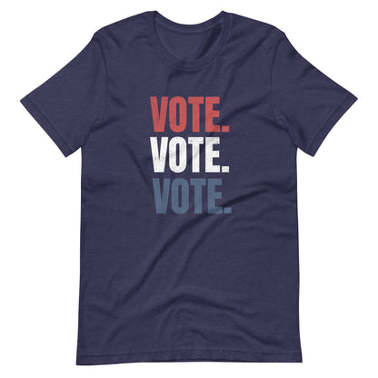 "Vote.Vote.Vote." Unisex t-shirt