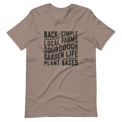 "Back to Simple" T-shirt