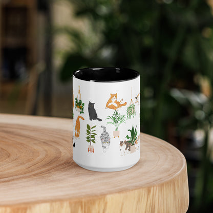Cats and House Plants Mug