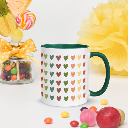 Love Heart Mug with Color Inside