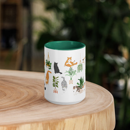 Cats and House Plants Mug