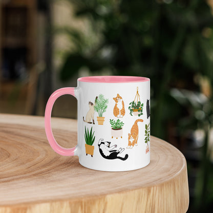 Cats and House Plants Mug